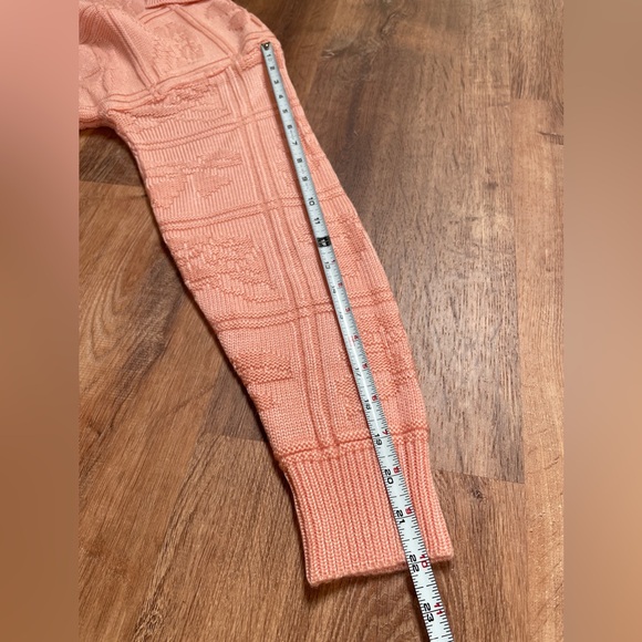 VTG 80s Avon Fashions Kawaii Collar Sweater Pink Floral‎ Embroidered Retro - Picture 7 of 10